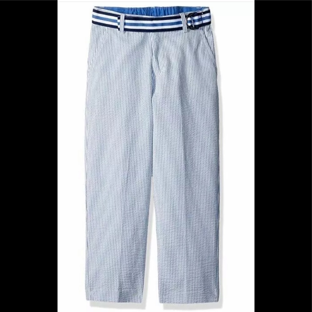 ❌SOLD❌Izod seer sucker pants with belt size 4 NWT